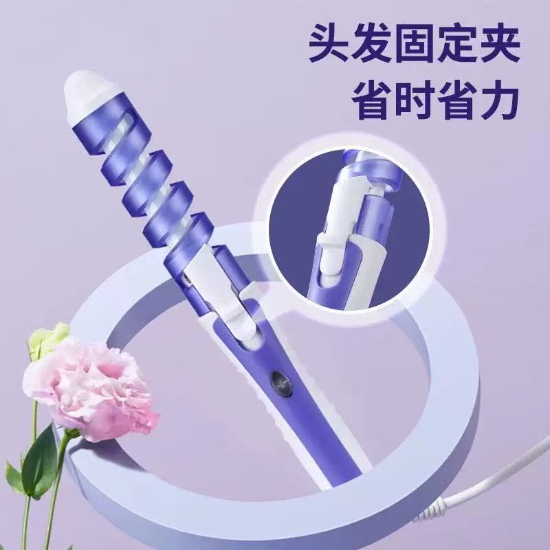 Popular Spiral Anti-Scalding Curling Iron Curling Iron Electric Curling Iron Electric Heating Rod Large Curly Pear Hair Curling Iron Curling Iron - Image 2